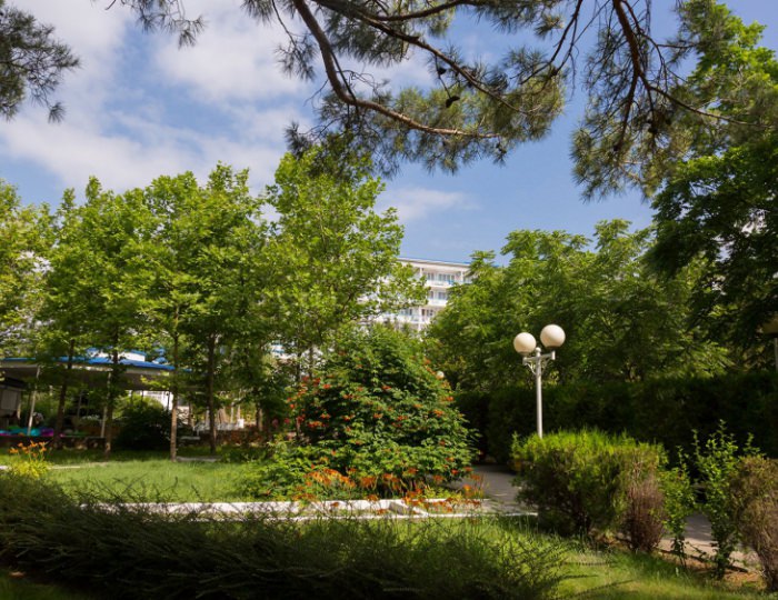 Внешний вид и территория - Отель «Orchestra Горизонт» Геленджик