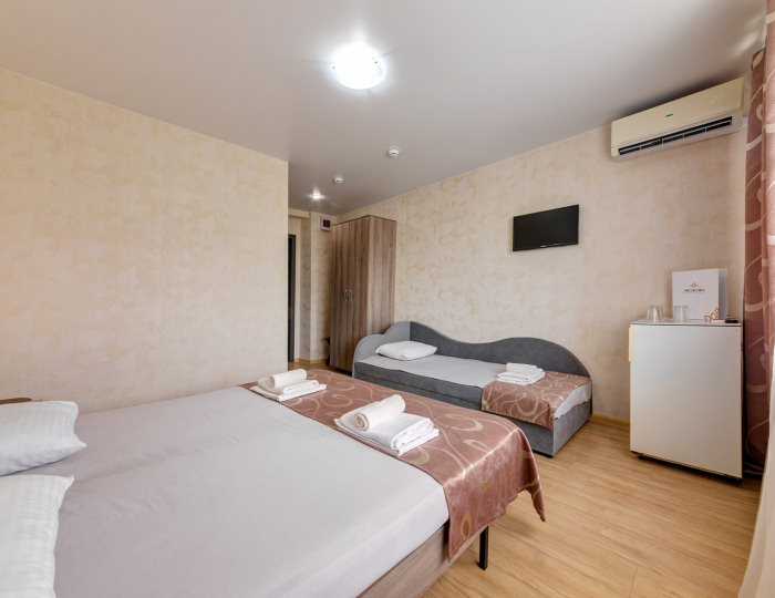 Стандарт 3-местный (Корпус 1) - Отель «Orchestra Горизонт» Геленджик