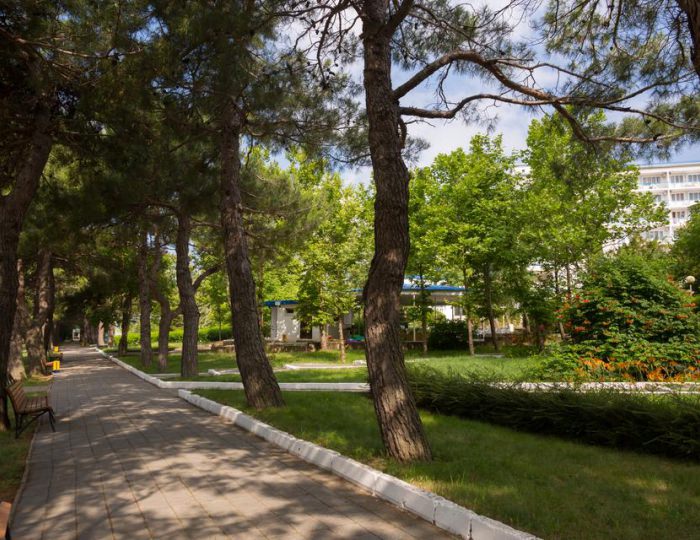 Внешний вид и территория - Отель «Orchestra Горизонт» Геленджик